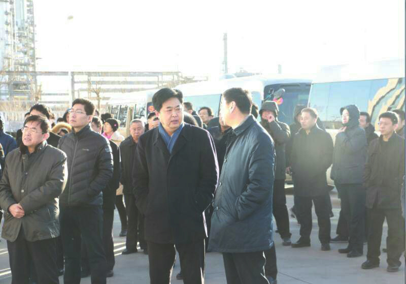 垦利区科学观摩团一行走进万达集团进行调研观摩活动