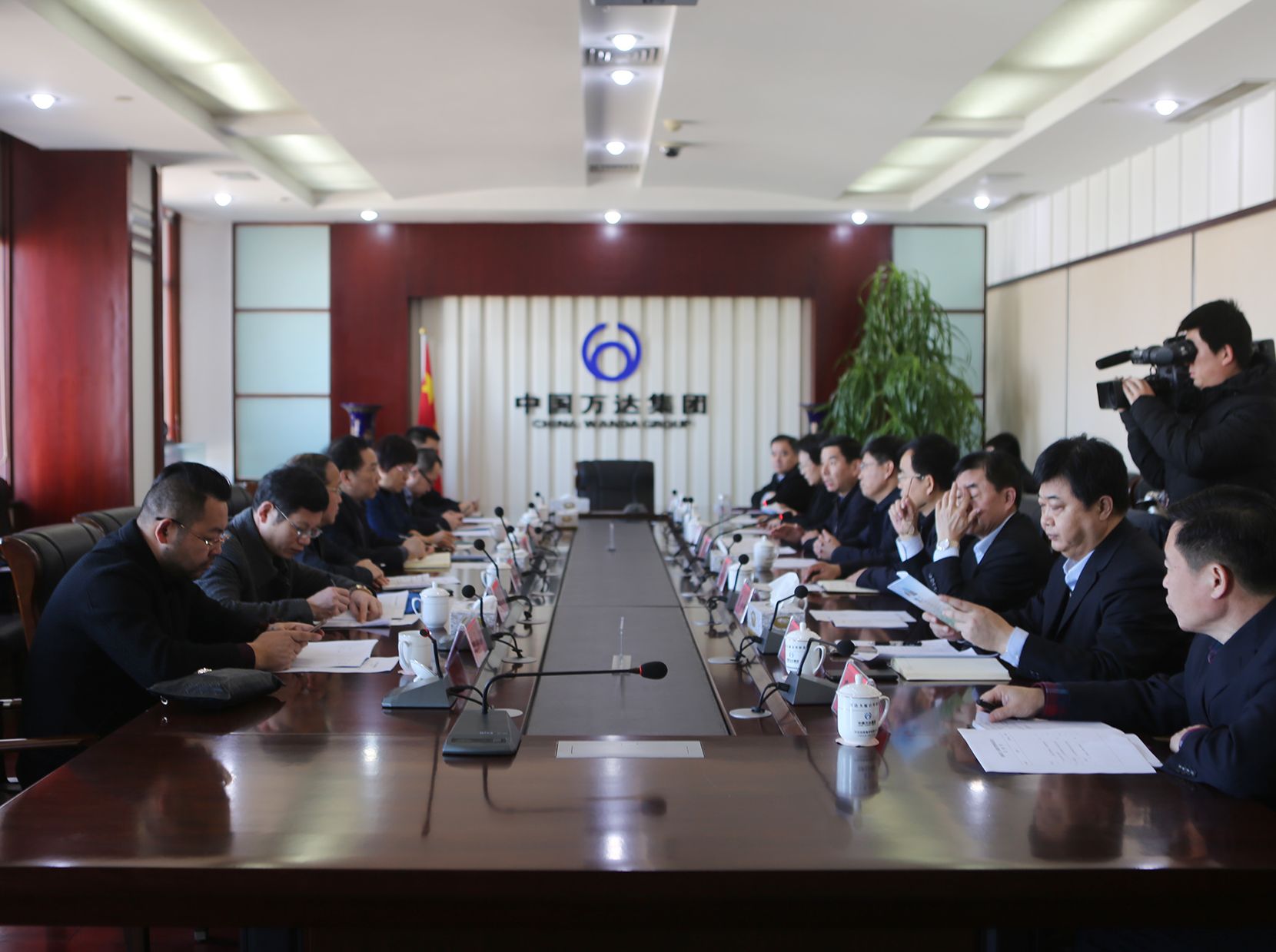 湖南省工商联莅临万达集团调研考察圆满完成