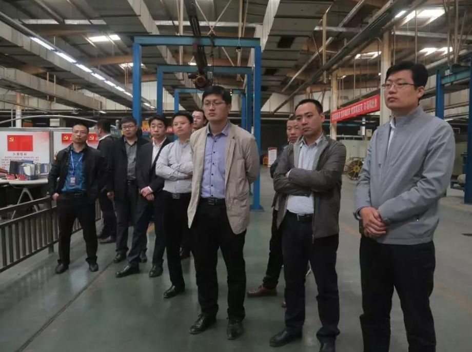 区委组织部莅临橡胶集团党支部参观调研