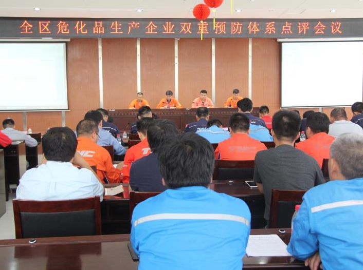 天弘公司接受东营港安监局双重预防体系现场点评